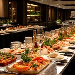 Catering setup